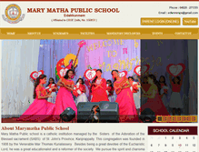 Tablet Screenshot of marymathaedkm.com